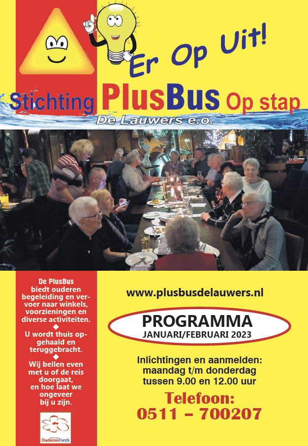 Plusbus januari/februari 2023