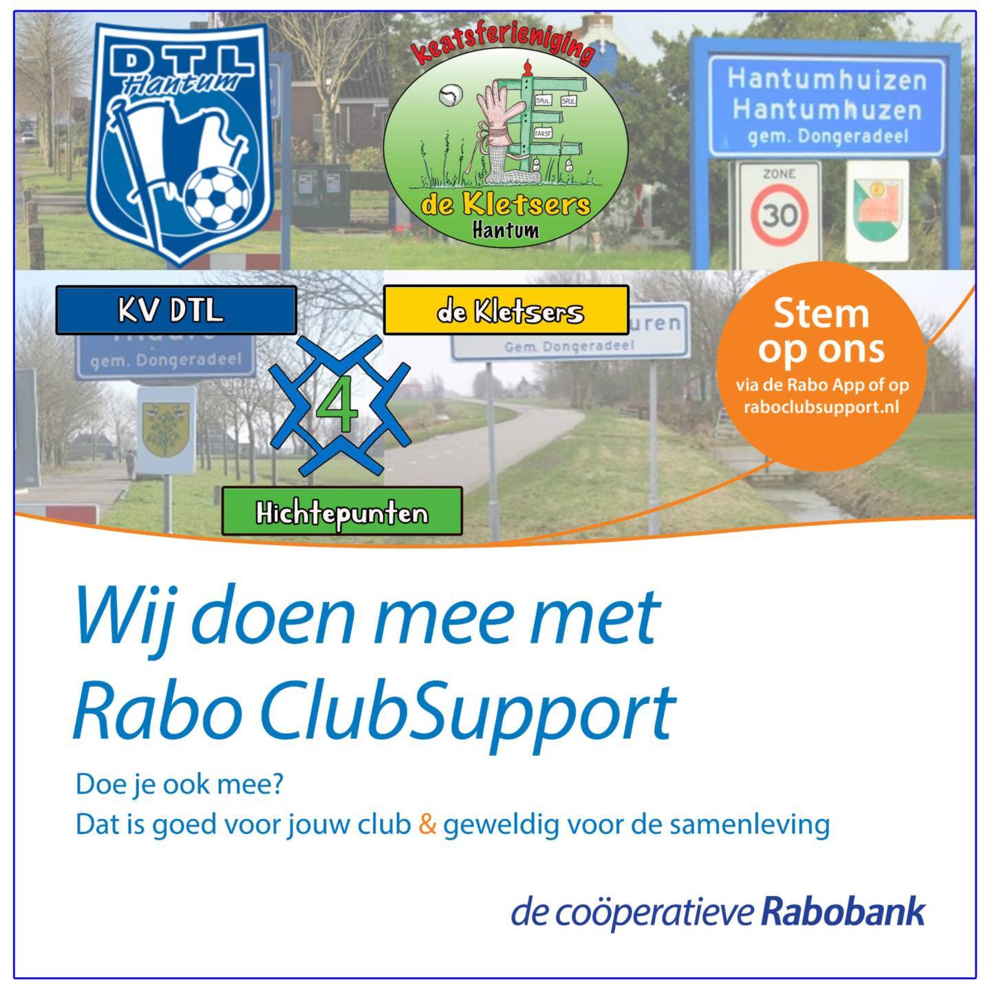 Steun ons!